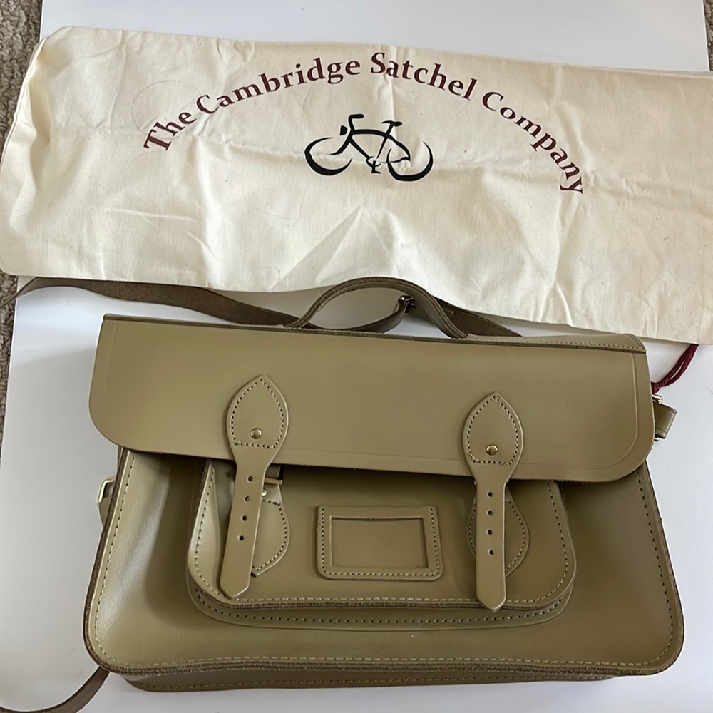 Cambridge Satchel in Moss Green